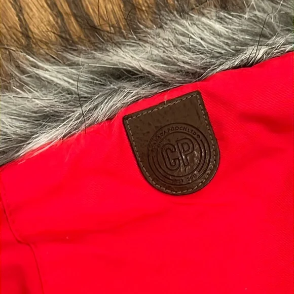 💕x3HP💕Red Canada Pooch dog winter coat - Picture 7 of 14